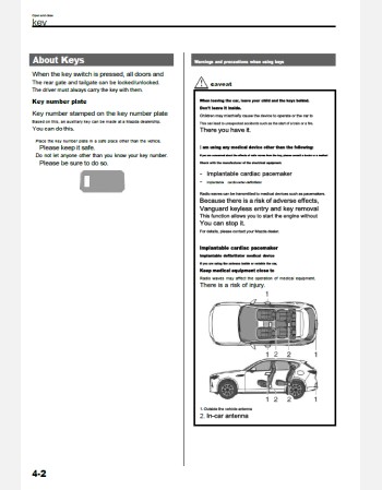 mazda cx-60 2023-2024 owners manual in english